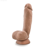 Au Naturel Macho Realistic 8.5-Inch Long Dildo With Balls & Suction Cup Base-French Quarter Lingerie